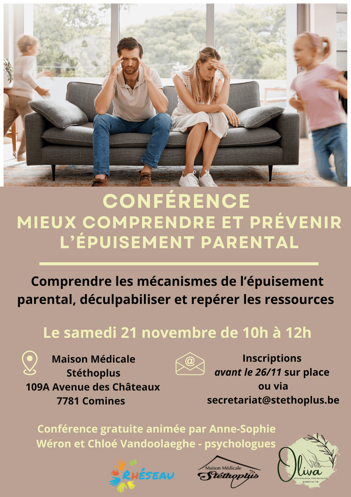 Conférence - Mieux comprendre et prévenir l’épuisement parental